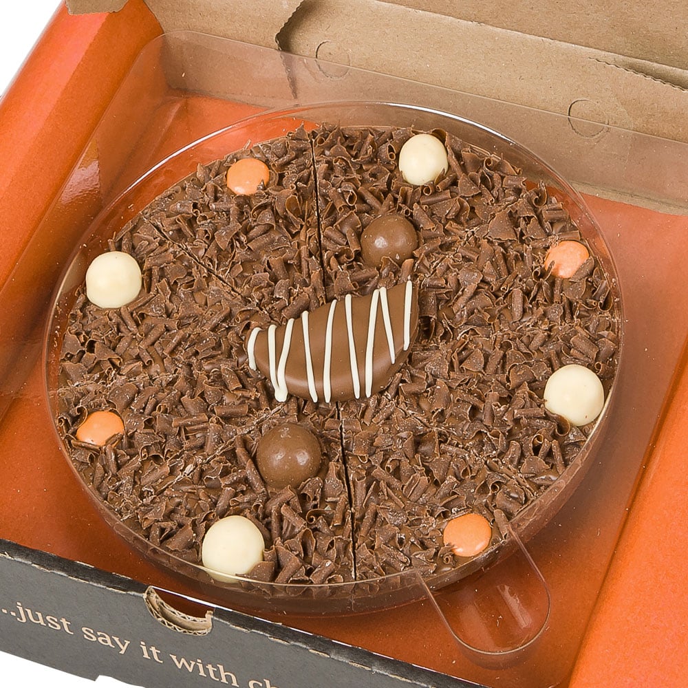 Ultimately Orange Chocolate Pizza offers the perfect balance between orange and milk chocolate.